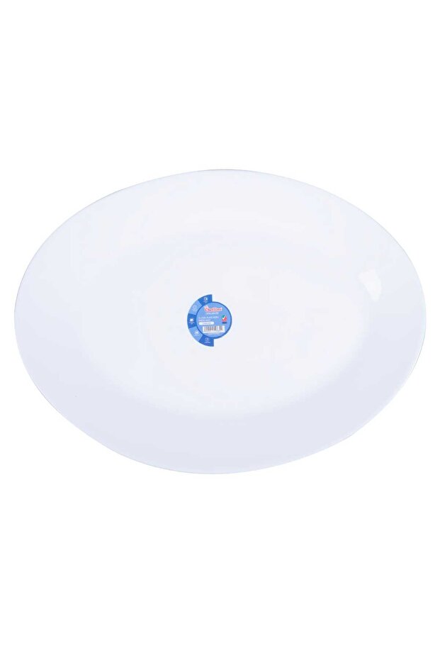 Oval Plate, White, RND33
