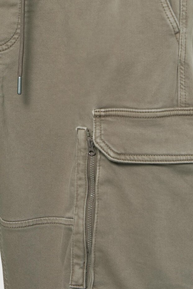 Çok cepli konfor jogger pantolon - 7