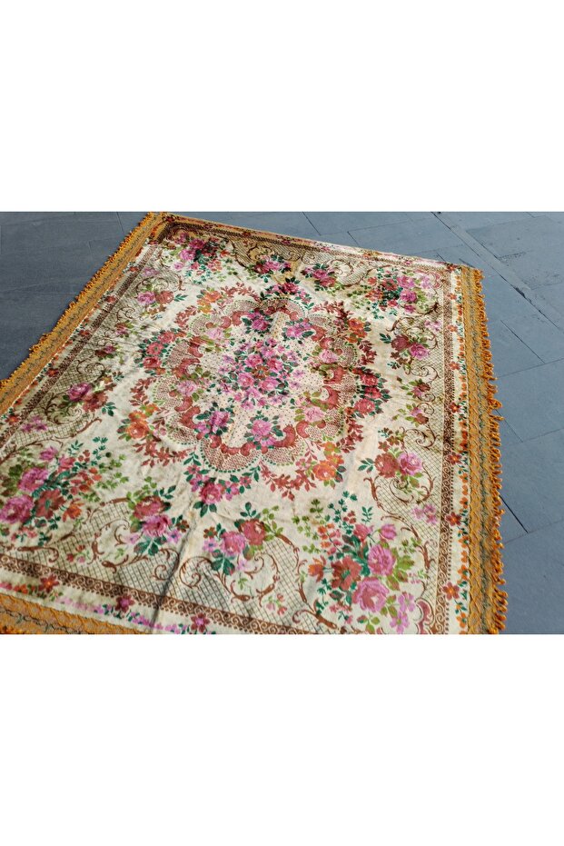 غطاء سرير مخملي عالي الجودة مقاس 185 × 215 سم - غطاء طاولة، نظيف وجاهز للاستخدام Y27L