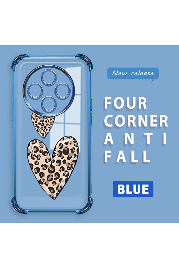 حافظة حماية من السيليكون الشفاف المتوافقة مع Xiaomi Redmi A4 بأنماط الفهد - 2