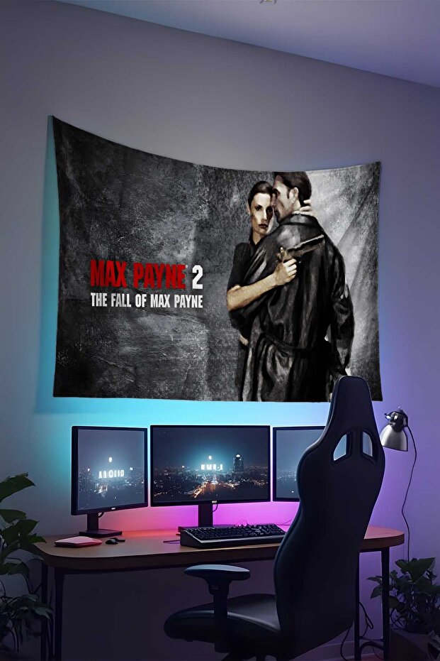 Gamer Wall Cloth, Playstation Xbox – Gaming Themed, High-Quality Fabric, Tapestry Wall Carpet