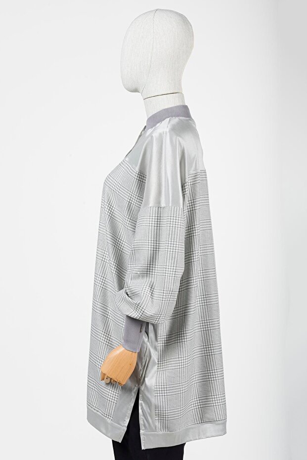 Kareli Gömlek GRİ - 2