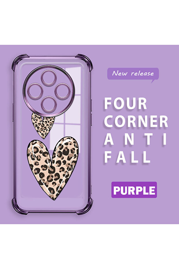 حافظة حماية من السيليكون الشفاف المتوافقة مع Xiaomi Redmi 14C بأنماط الفهد - 2