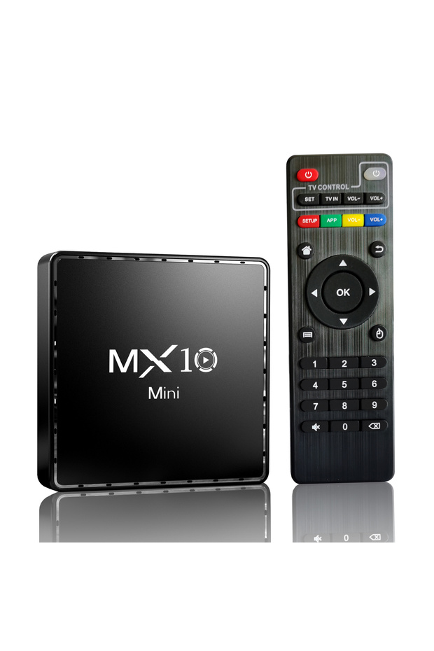 Mini Android TV Box 4K Ultra HD - WiFi Smart Media Player & Streaming Box