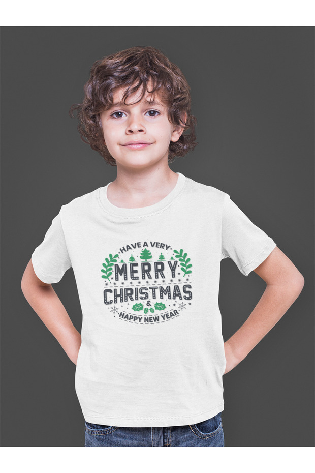 Have a Very Merry Christmas Green Children's T-Shirt T-Shirt