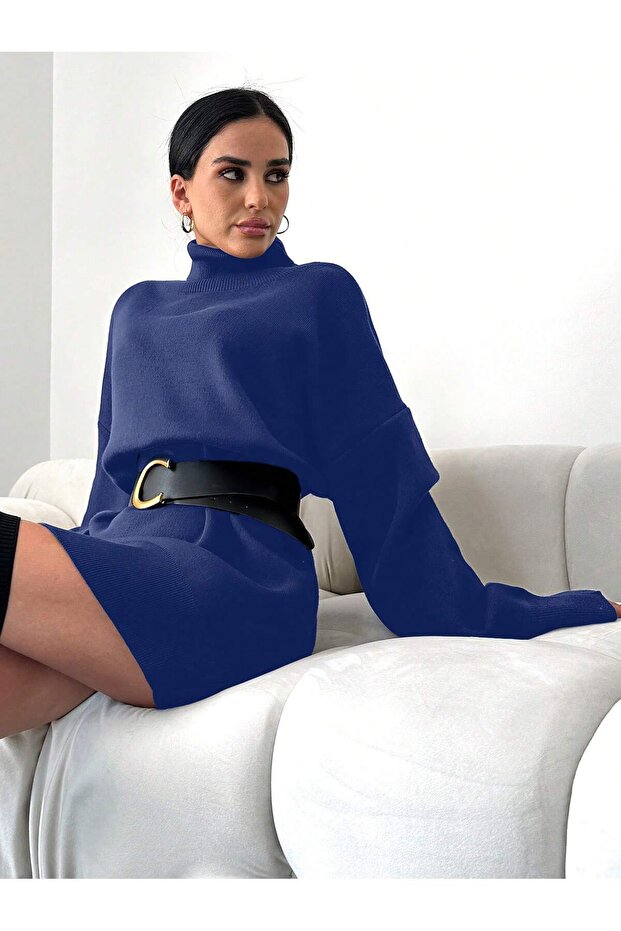 mini rochie cu guler - 5