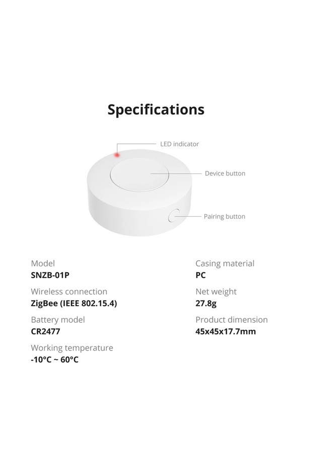 زر ذكي لاسلكي بتقنية Zigbee - 7