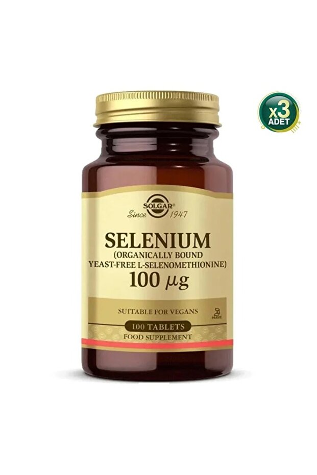 Selenium 100 mcg 100 Tablet 3 Adet - 1