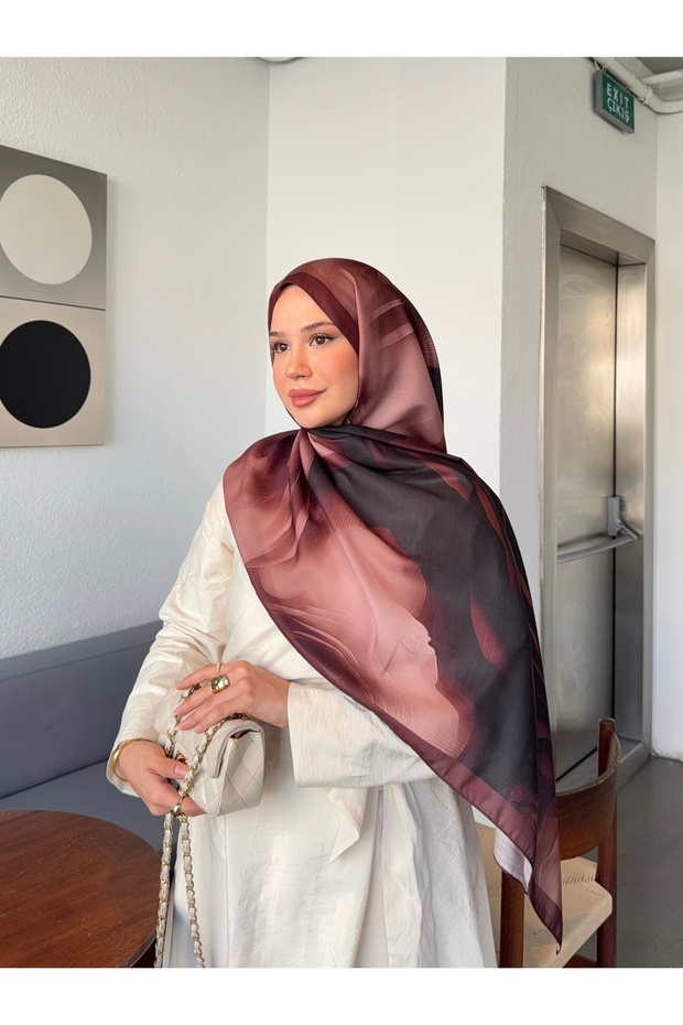 شال قطني ناعم منقوش من سلسلة مارلين ps197