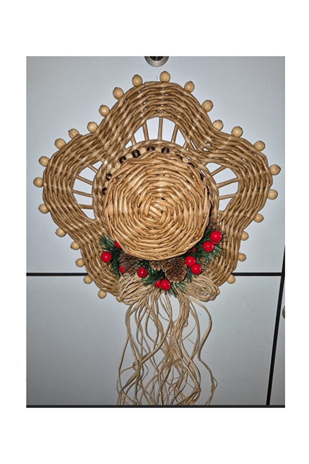 El Emeği Kapı Süsü Hasır 30*12 cm - 1