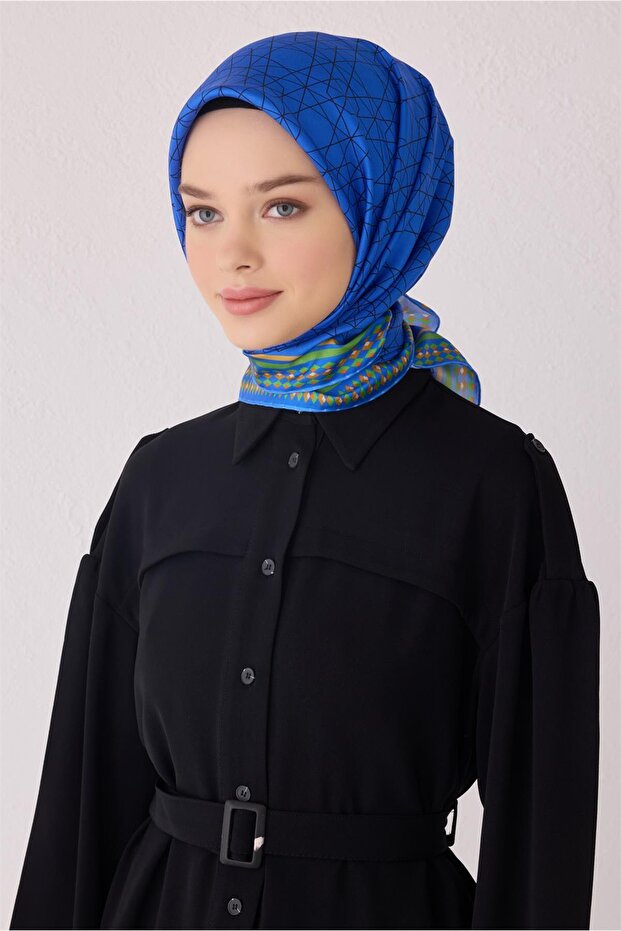 وشاح تويل حرير - 4053-36 ساكس