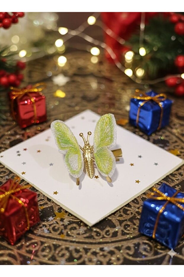 Elegant Moving Butterfly Model Detailed Hair Clip