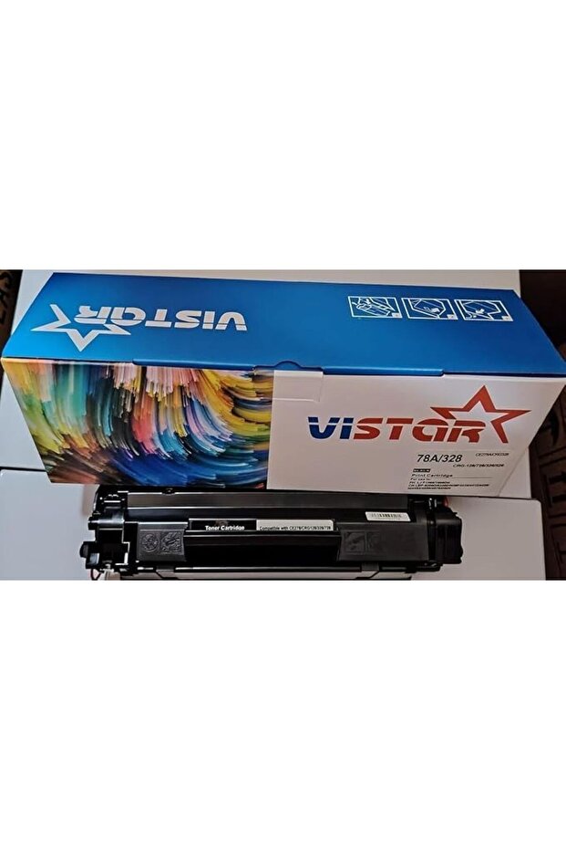 Vistar 78A Toner Cartridge (CE278A) Compatible with HP LaserJet P1606dn, M1536fdn - Black