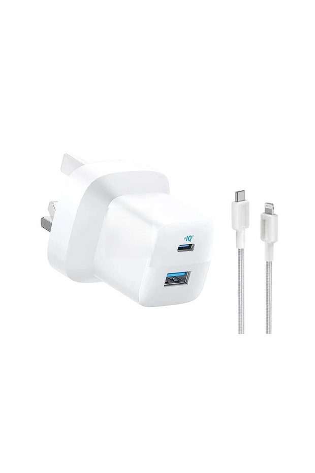 33W charger with USB-C to lightning cable 3ft
