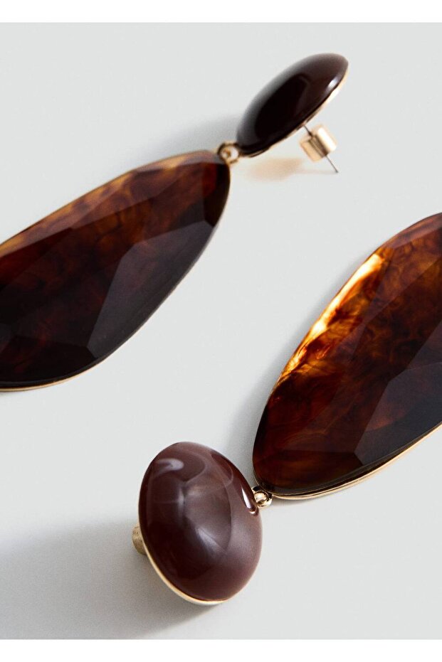 Reçine uçlu küpe - 1