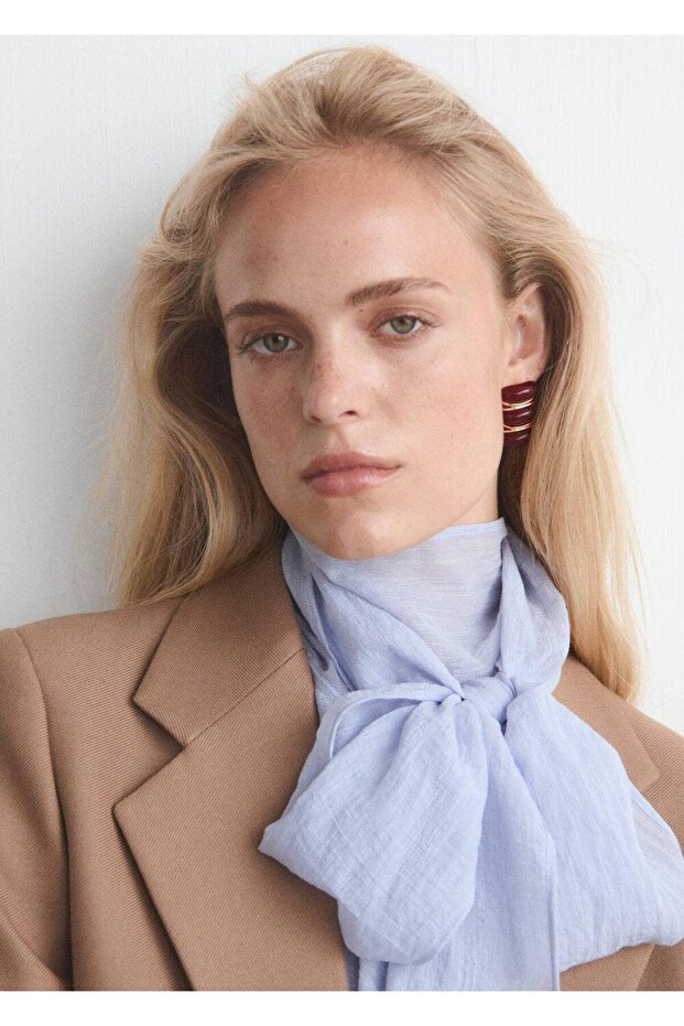 Kabartmalı spiral küpe - 2