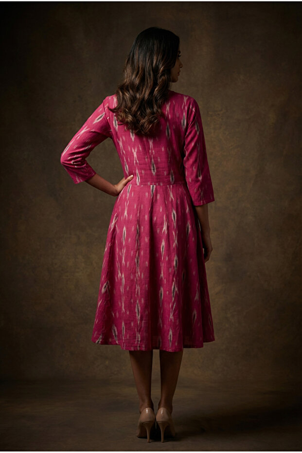 Rochie scurta din Ikat - 2