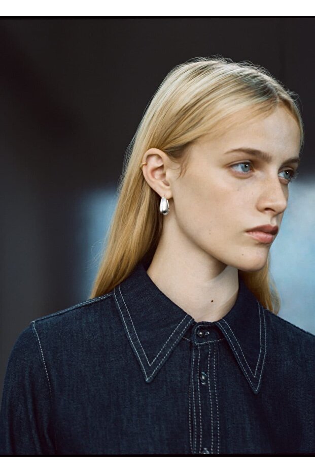 Hacimli halka küpe - 2