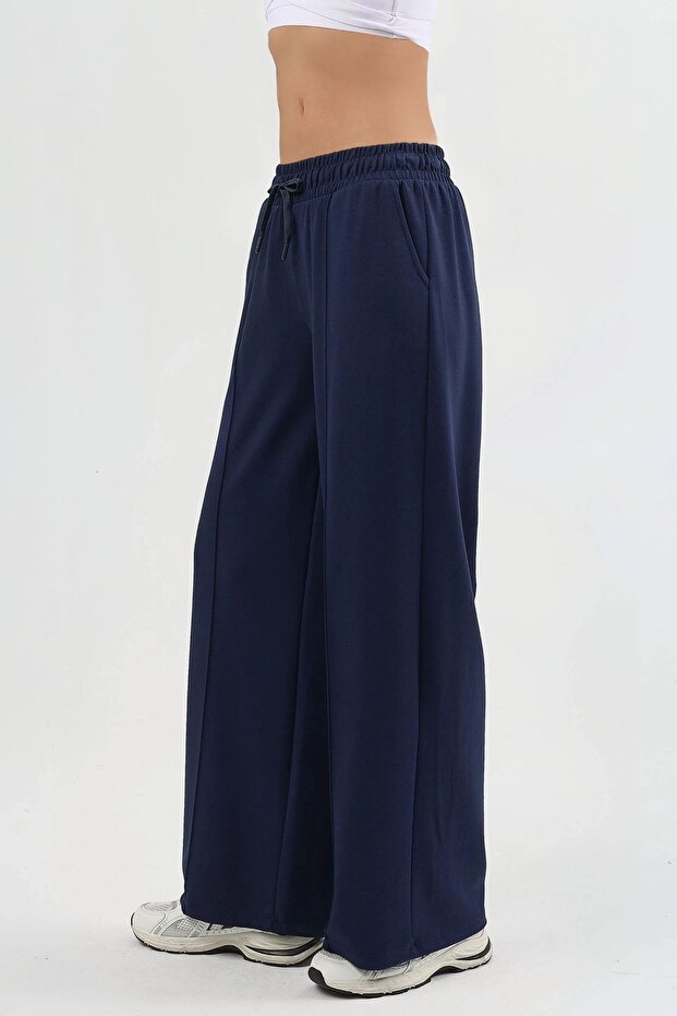 BUSEM Lastik Bel Düz Paça Pantolon - 3