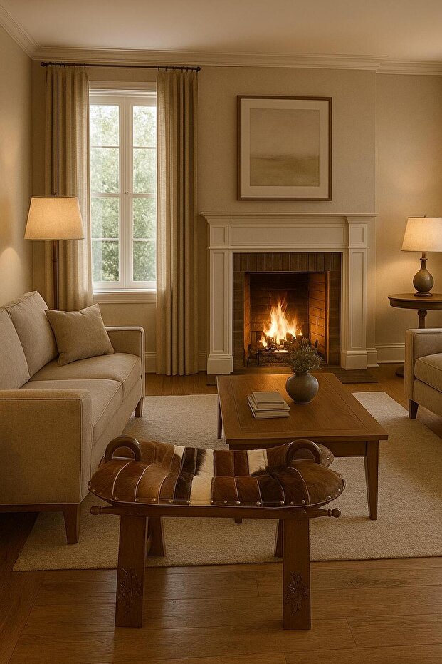 Patchwork Kayın Semer Puf - 1