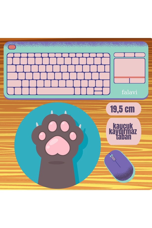 Sevimli Pati Mousepad - 1