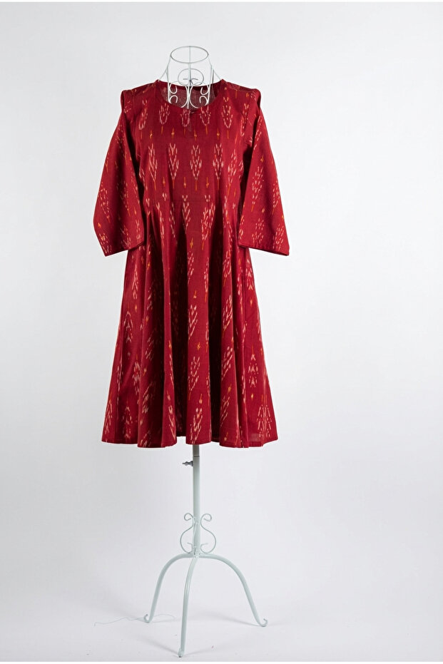 Rochie scurta din Ikat - 3