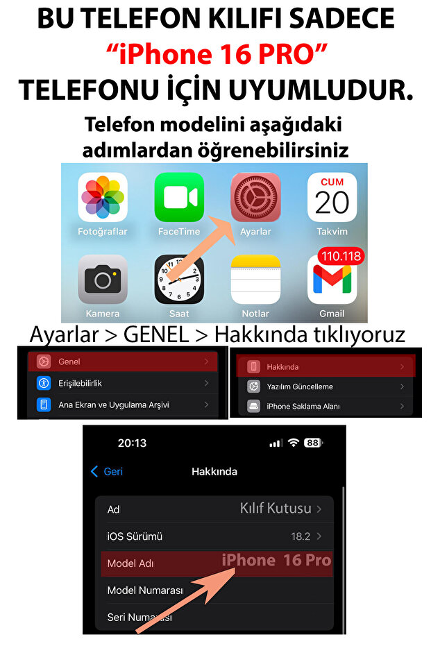 حافظة سيليكون متوافقة مع هاتف iPhone 16 PRO - Eşref وNisan مطبوع - 2