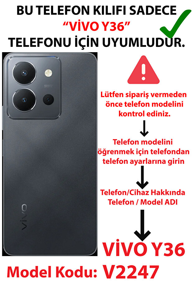 حافظة سيليكون مطبوع متوافقة مع هاتف Vivo Y36 بنمط فيونكة وردية ناعمة - 2