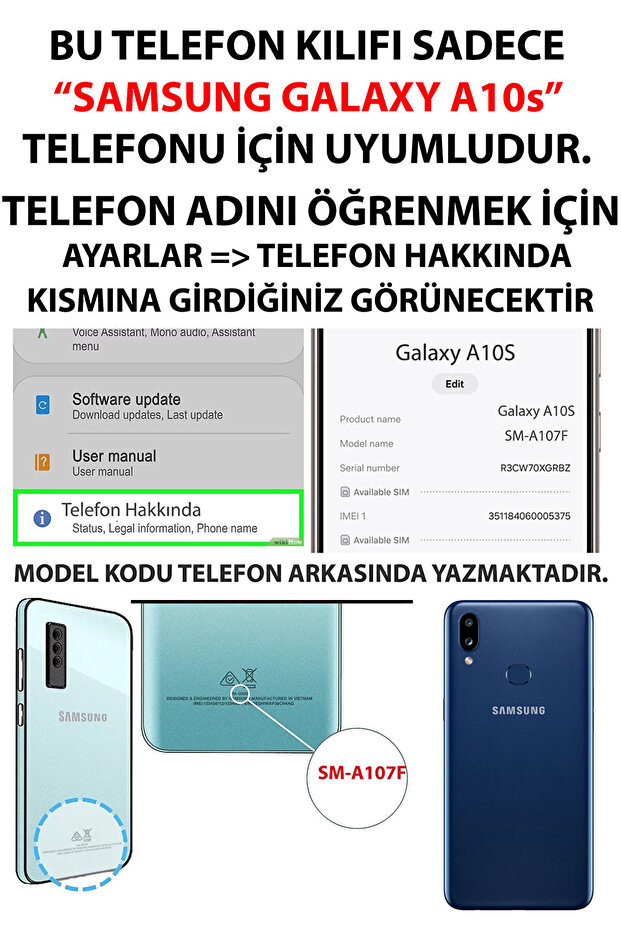 حافظة سيليكون مطبوع متوافقة مع هاتف سامسونج جالاكسي A10S بنمط فيونكة وردية ناعمة - 2