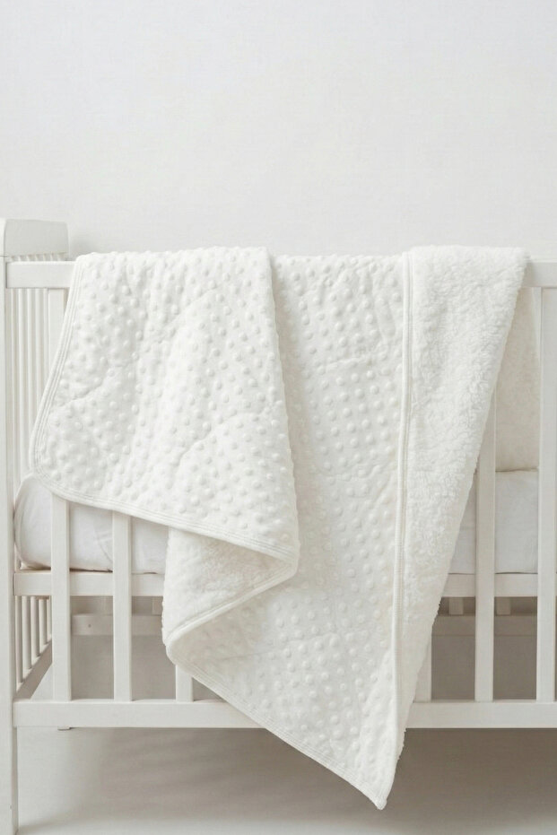 Baby Blanket Chickpea Pattern Inside Welsoft Blanket