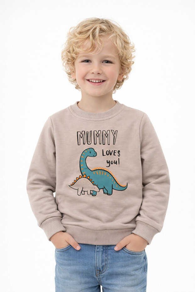 Children's Sweat Long Sleeve Cotton Printed Top 1-5 Years Old