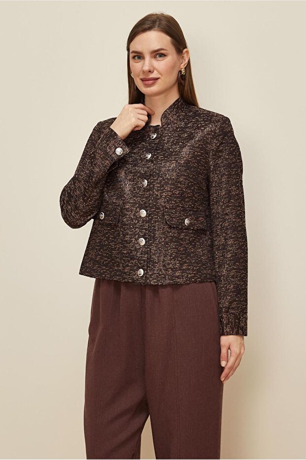 JACQUARD JACKET 45936 - 1