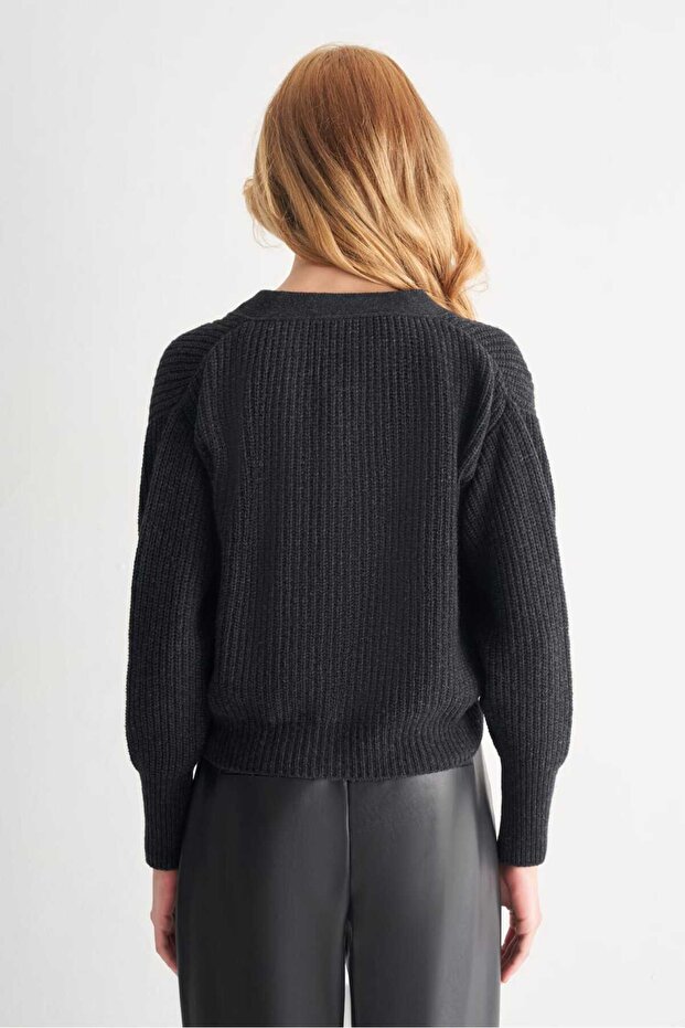 Regular Mini Hırka - 4