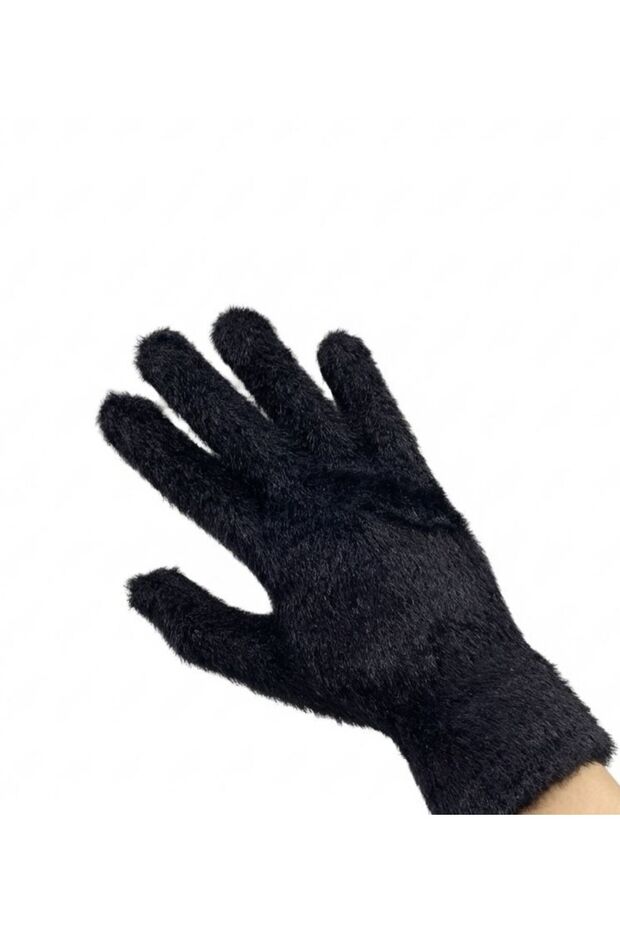 Kadın Peluş Eldiven - 3