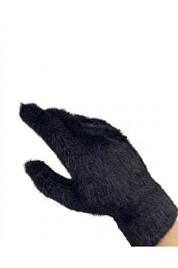 Kadın Peluş Eldiven - 4