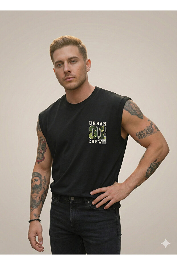 01 Urban Printed Zero Kol T-Shirt
