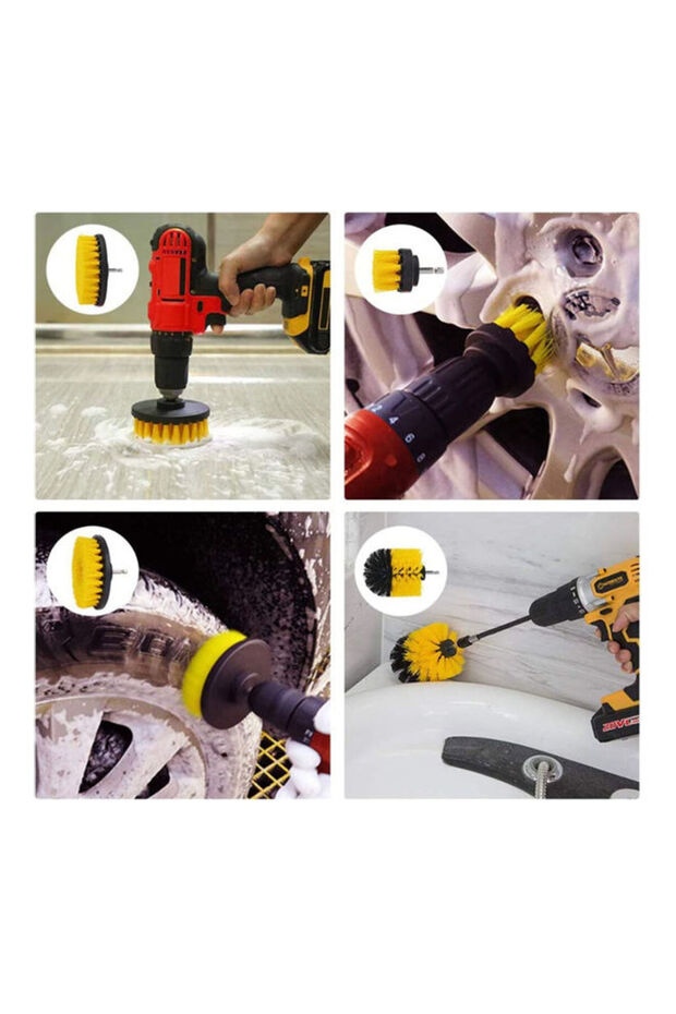 20-Piece Drill Brush Attachments Set - 5