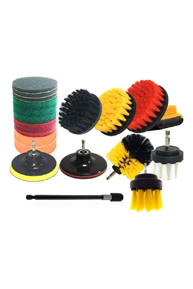 20-Piece Drill Brush Attachments Set - 1