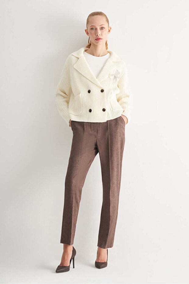 Zincir İşlemeli Mini Hırka - 2