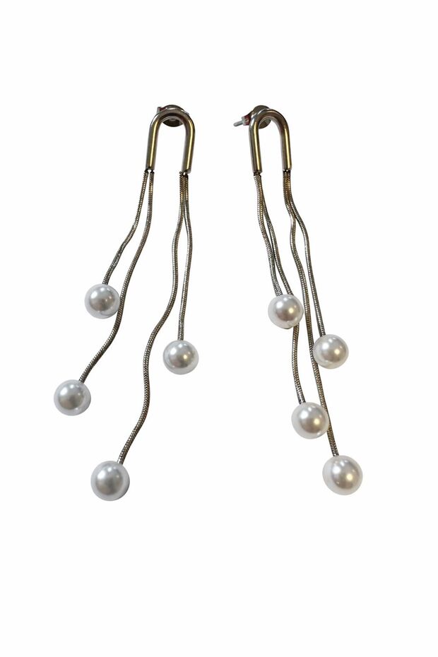 Sallantılı İnci Küpe - 3