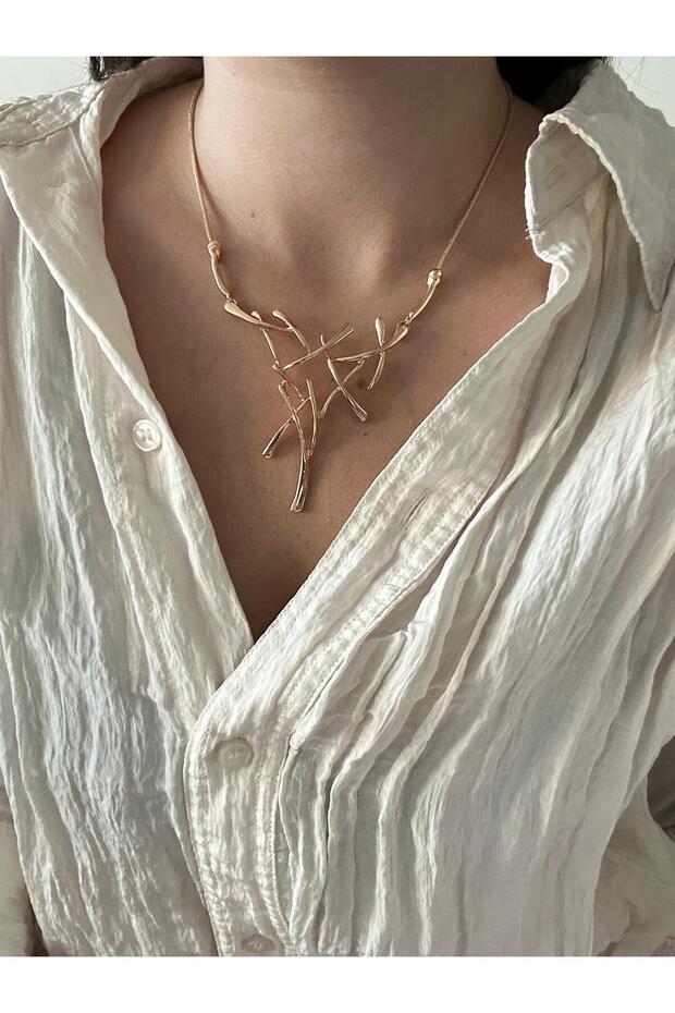 14K Basic Tasarım Kolye - 1