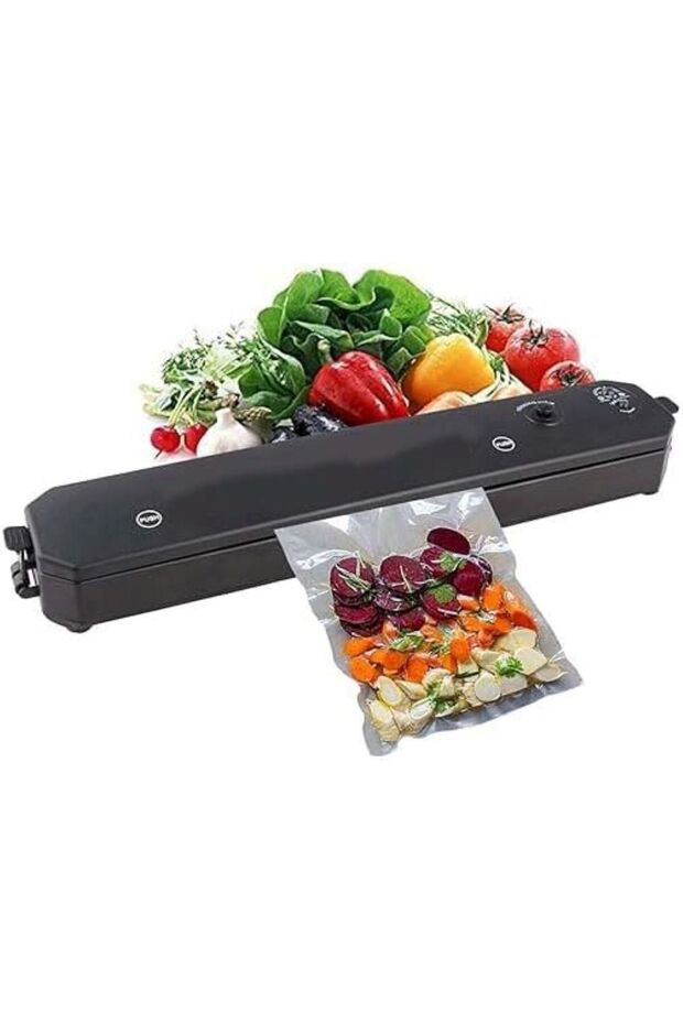 Powerful 90W Vacuum Sealer Machine | Automatic Air Sealing for Fresh Fruits, Meats, and Vegetables.