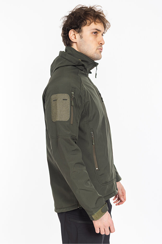 Tactical Double Softshell Jacket Green - 4