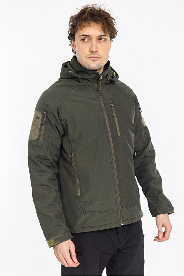 Tactical Double Softshell Jacket Green - 2