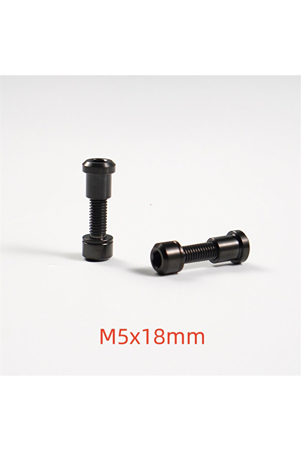 M5x18mm Chooee Titanium Bicycle Carbon Stem Bolts and Nuts, MTB Road Bike Stem Fork Fixed Bolts, Cyc