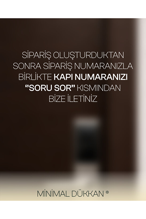 Modern Kapı Numarası – Dekoratif Bina & Daire Kapı Numaratörü - 3