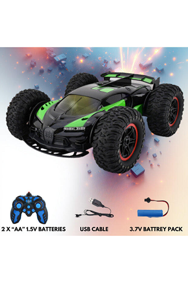 1:16 Scale High-Speed RC Car with 2.4GHz Remote Control – Rechargeable 3.7V Battery