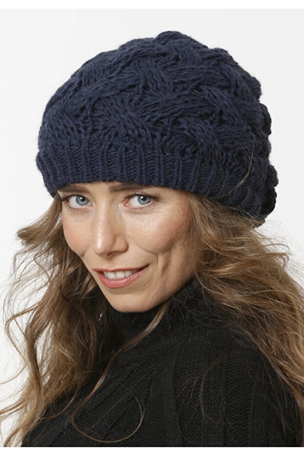 Triko örme çift katlı bere - 1