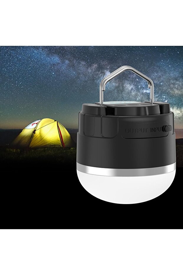 Phylosal LED Camping Lantern Rechargeable, 1000LM Portable Tent Light with 3 Color Lighting Modes, P