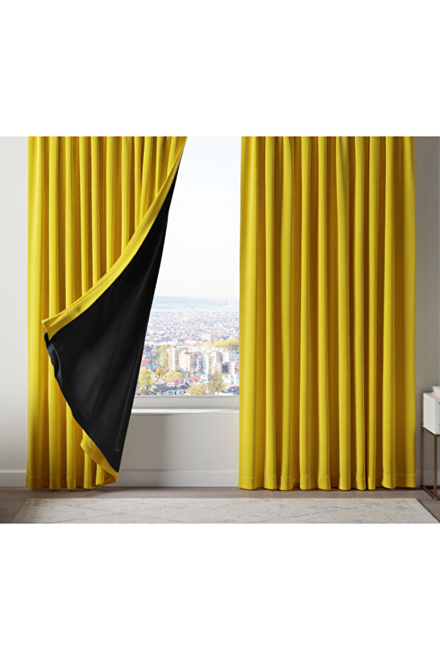 Blackout Background Curtain 100% Luxury Double Blackout (Double-Sided)